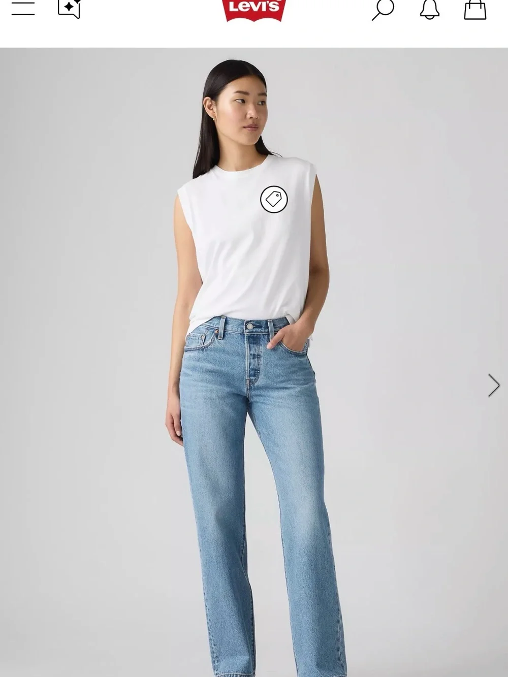 Levi's Women's 90s fit Jeans in Light Blue